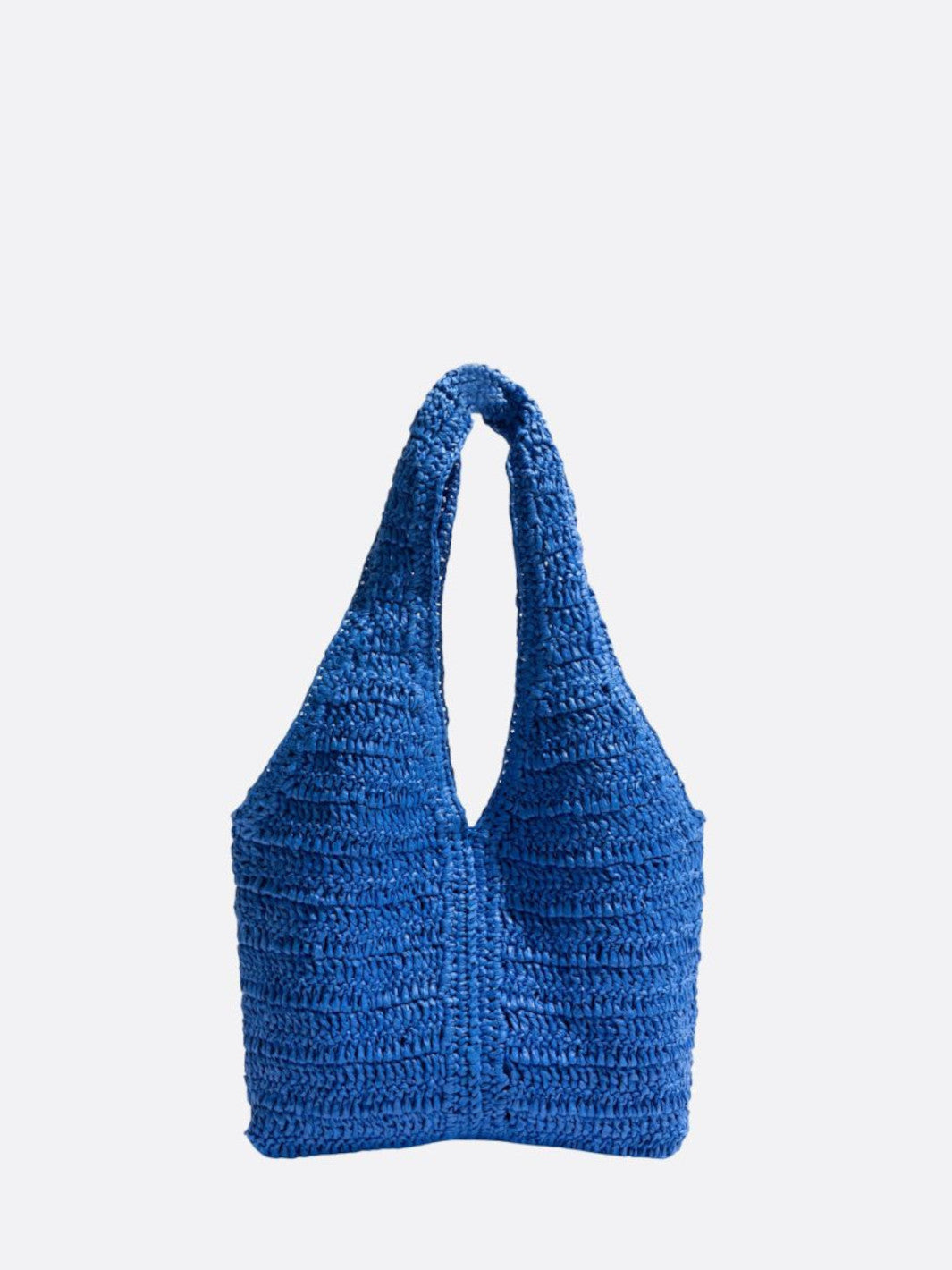sac paille bleu