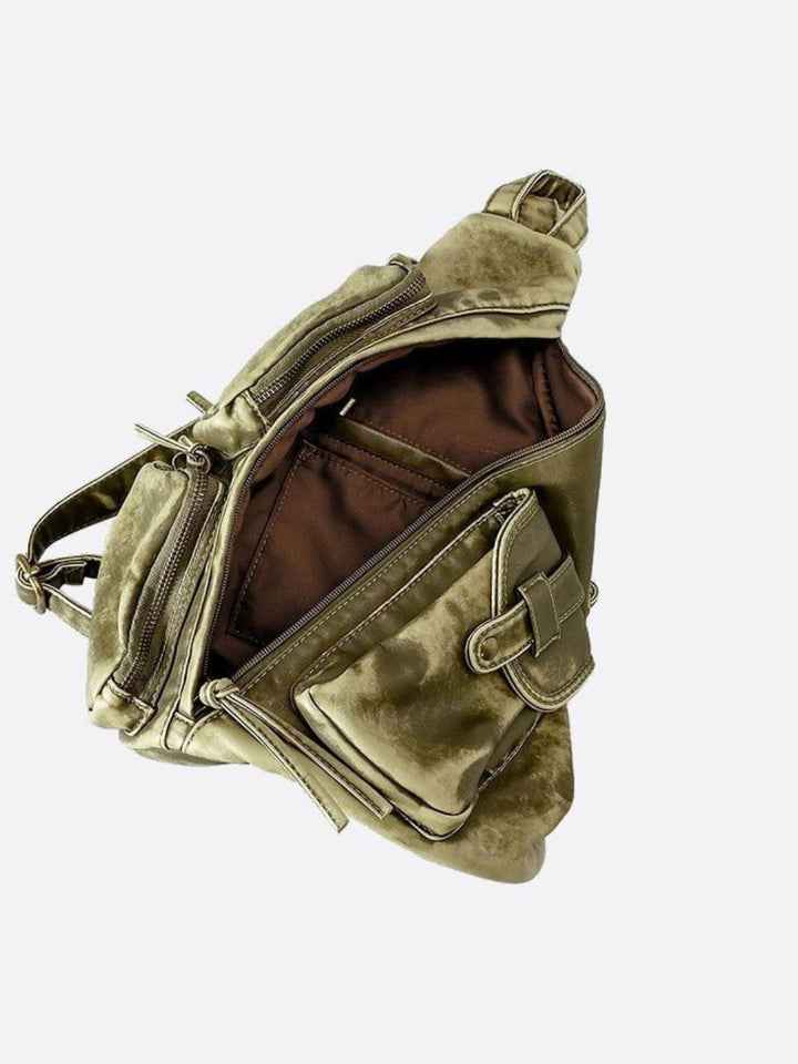 Mochila de cuero suave