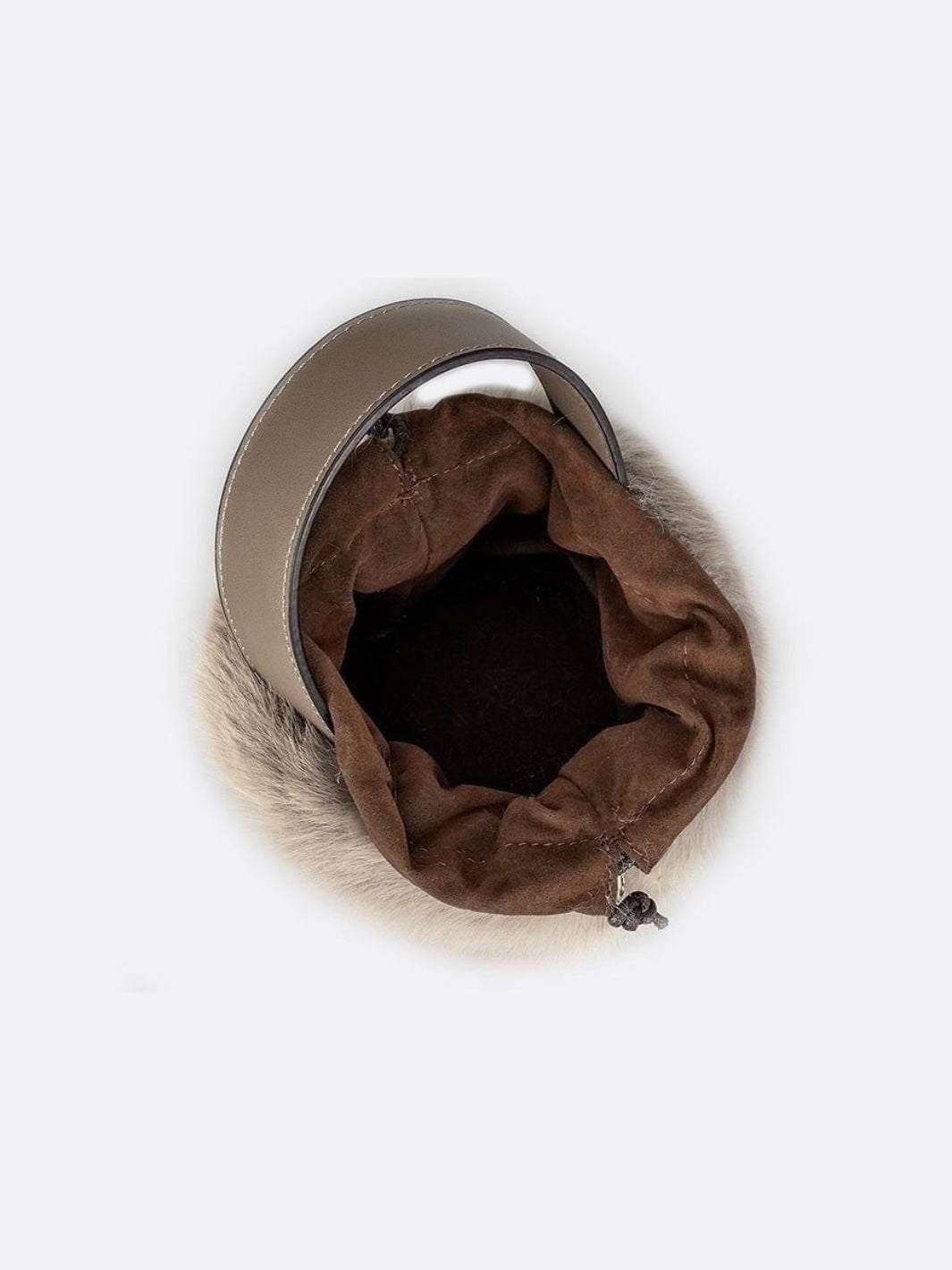 Bolso con pelo sintético