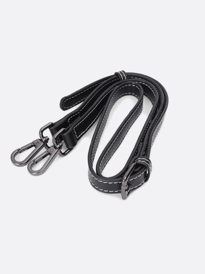 Bolso tote de piel negro