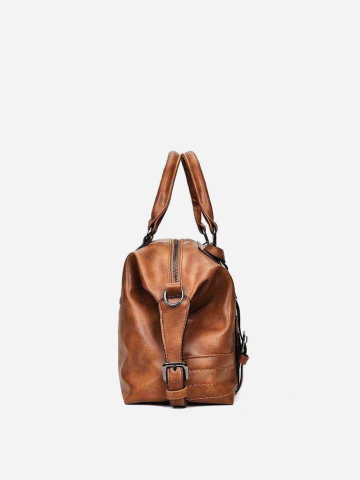 Bolso de cuero retro