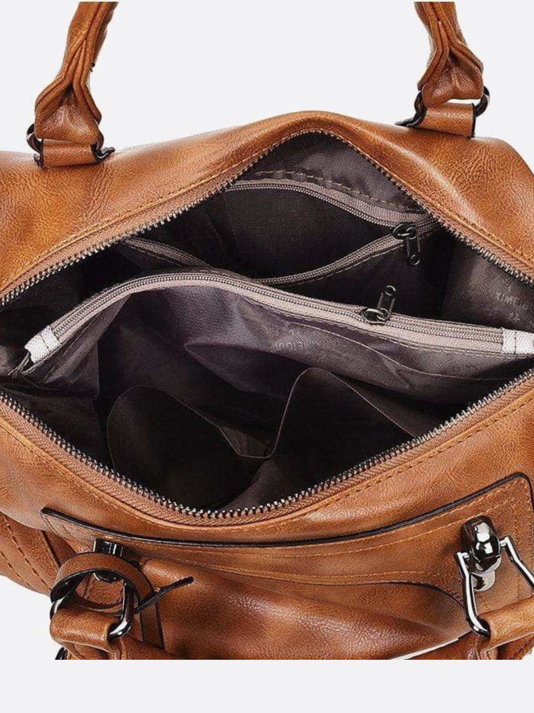 Bolso de cuero retro