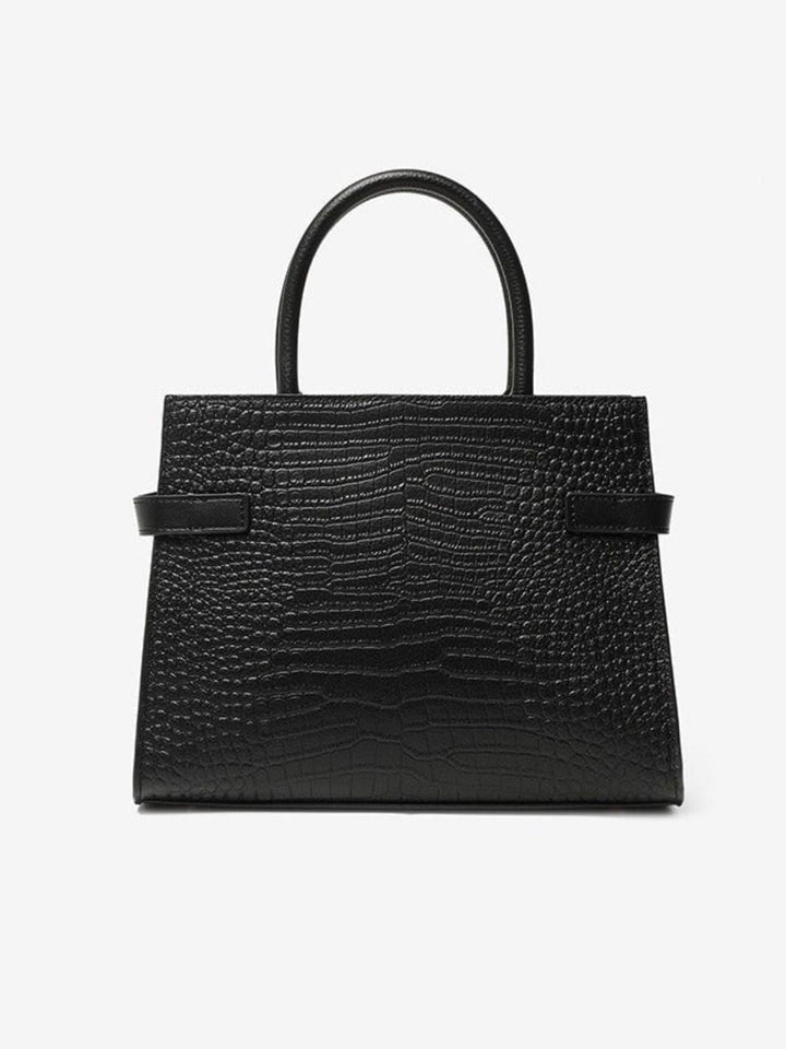 Bolso trapecio de cocodrilo