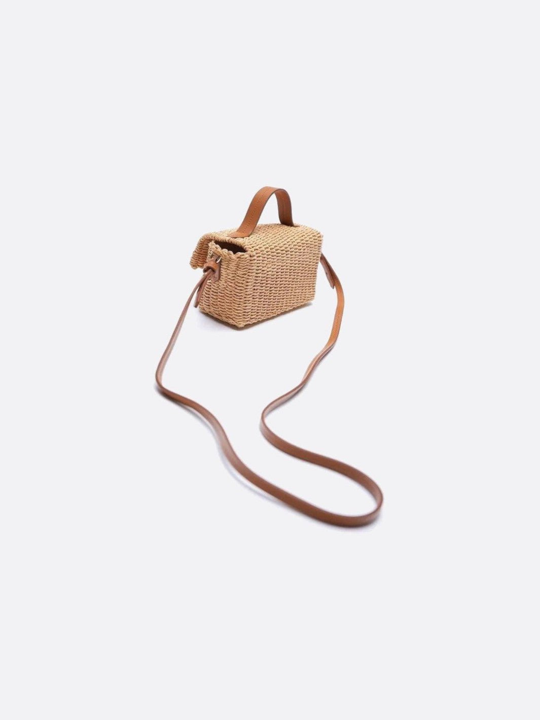 Bolso de mano con cordón