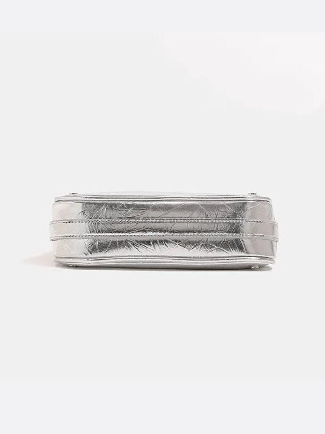 Bolso baguette plateado