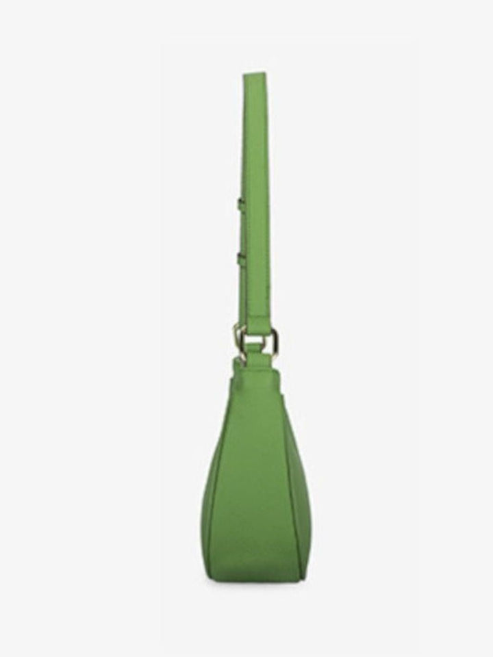 Bolso baguette de piel