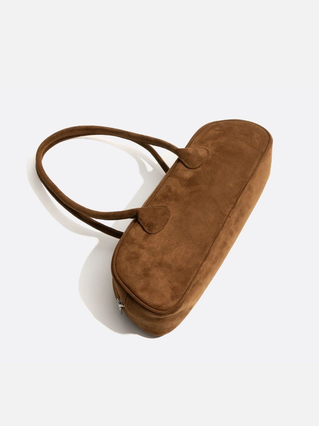 Bolso baguette de ante