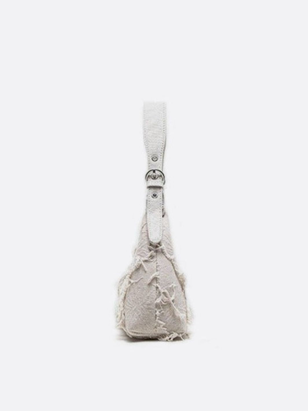 Bolso baguette de lona