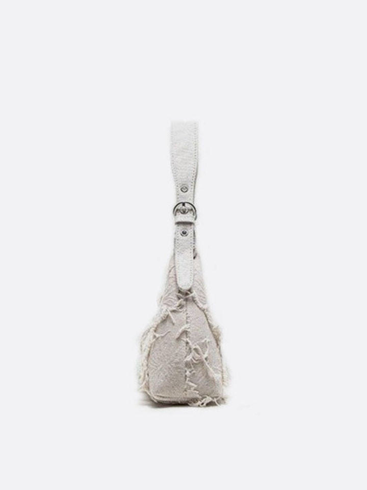 Bolso baguette de lona