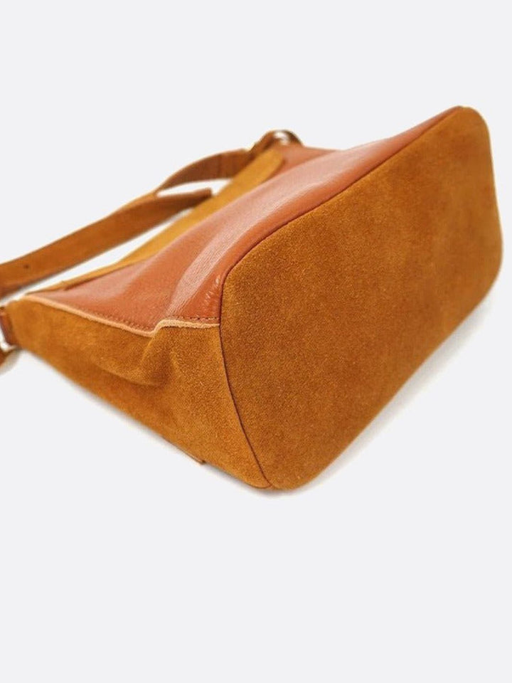 Bolso bandolera de ante
