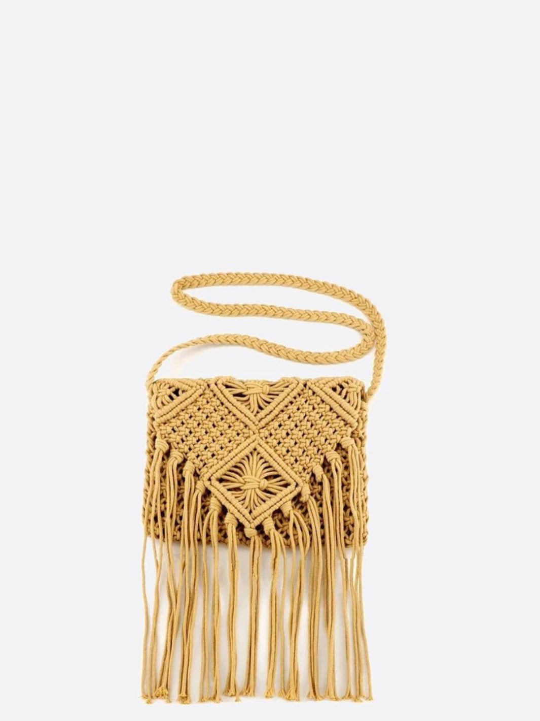 Bolso bandolera macramé