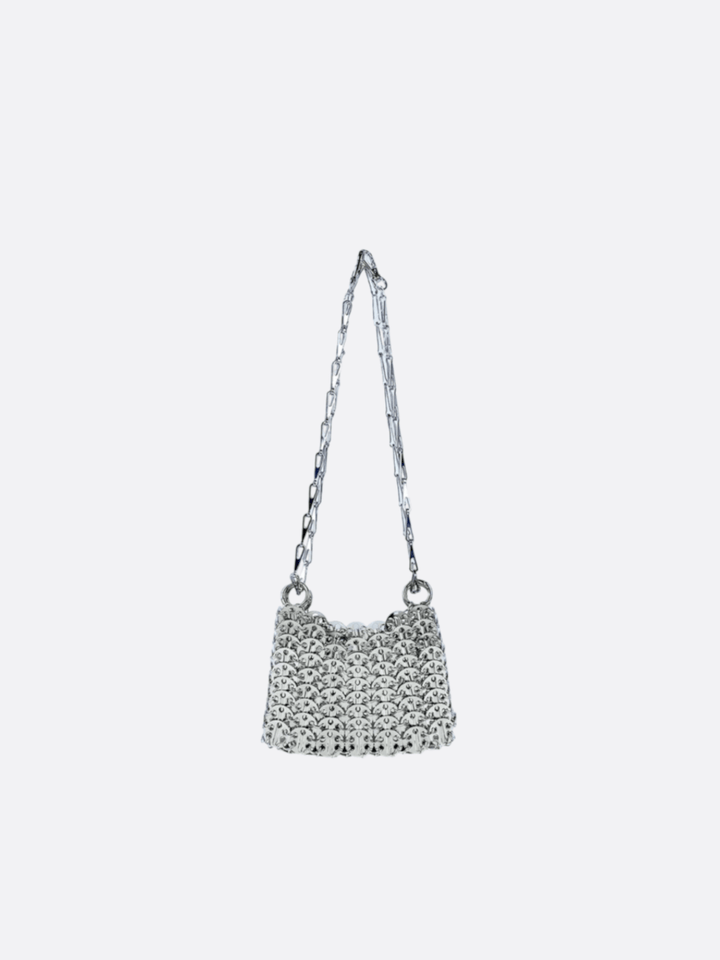 sac bandoulière métallique