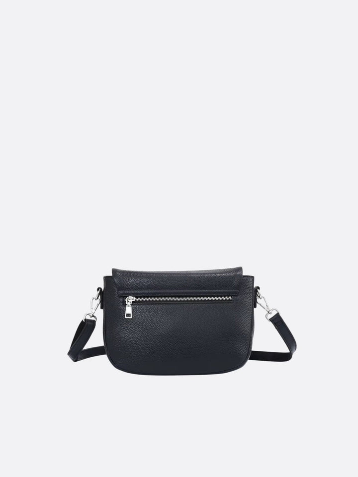 Bolso de hombro rectangular de piel<br> Elma