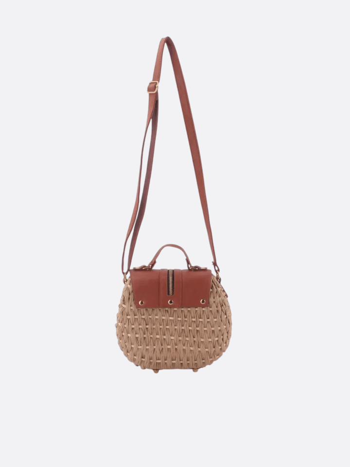 Bolso de paja tipo cartera<br> Riva