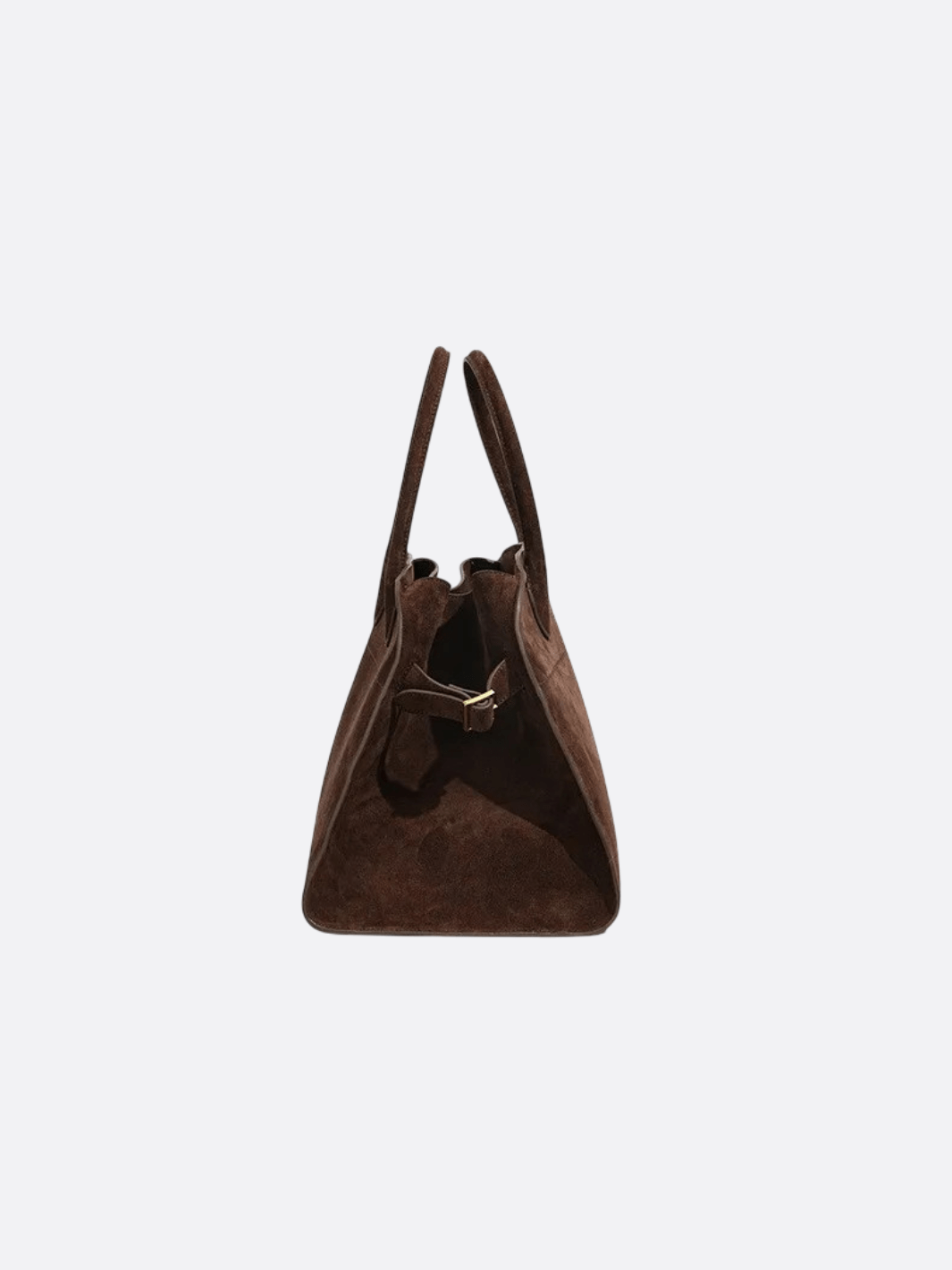 Bolso bowling de ante
