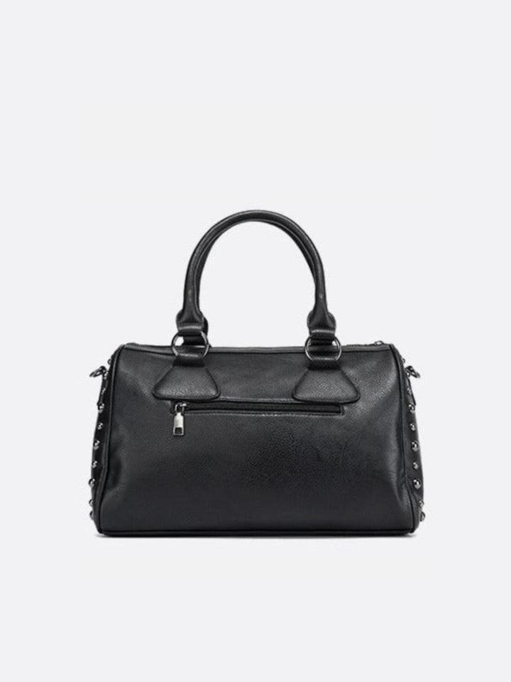 Bolso de bolos con tachuelas negras<br>Valmor