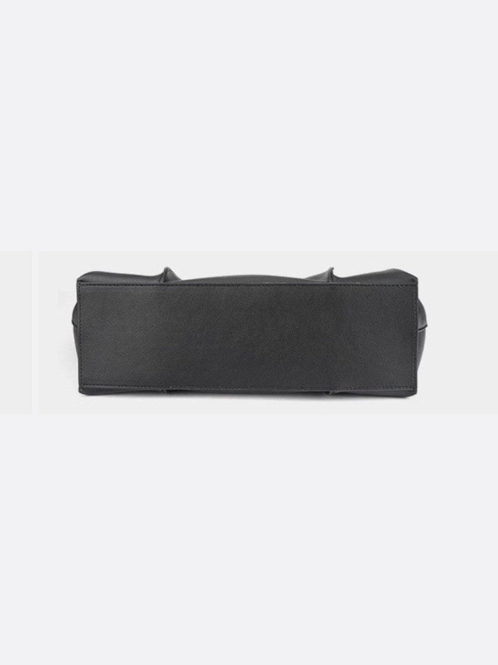 Bolso tote de piel con bolsillo extraíble