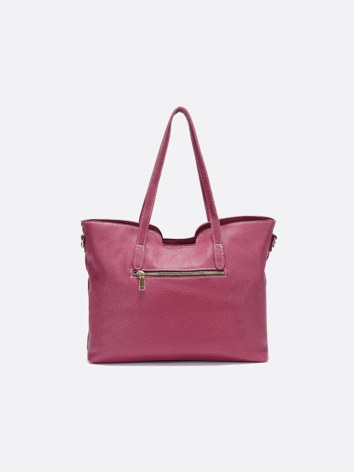 Bolso tote de piel granulada<br> Sonora