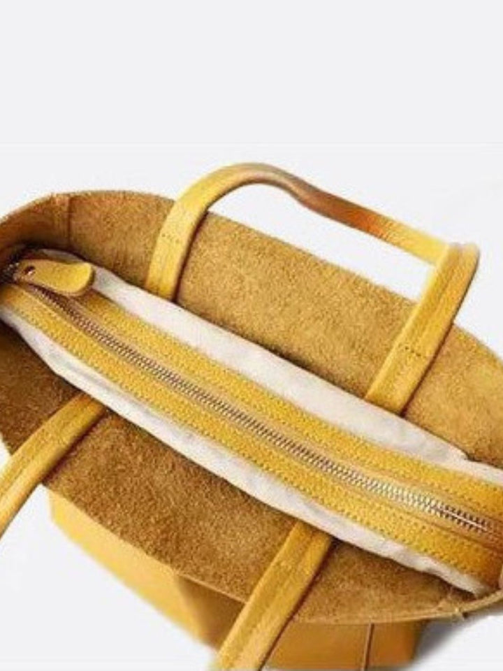 Bolso tote de piel suave