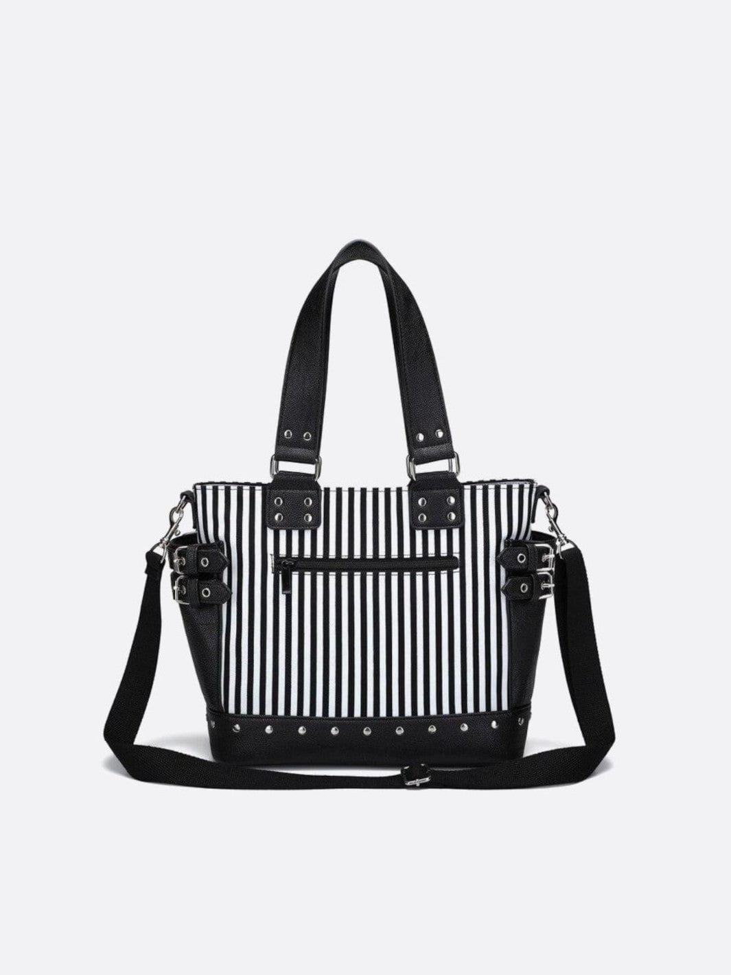 Bolso de mano en blanco y negro<br> Marvello