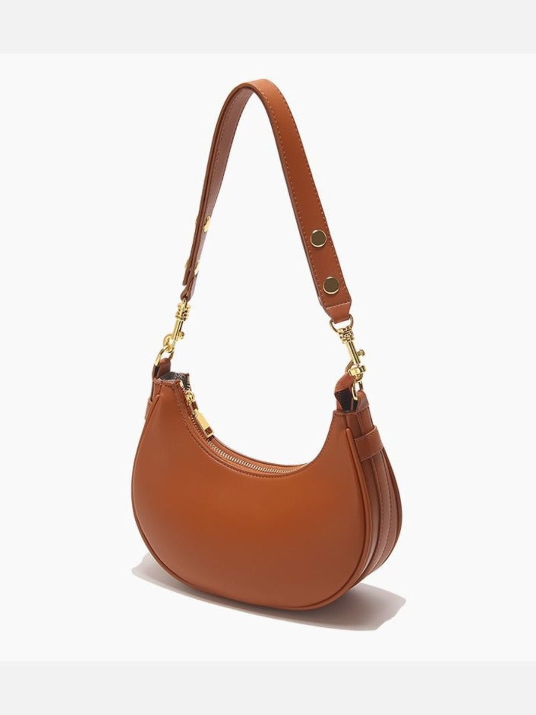 Sac épaule demi-lune cuir