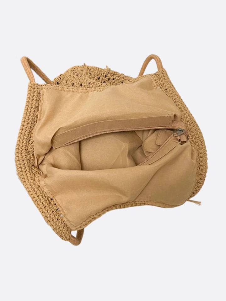 Bolso de hombro de crochet