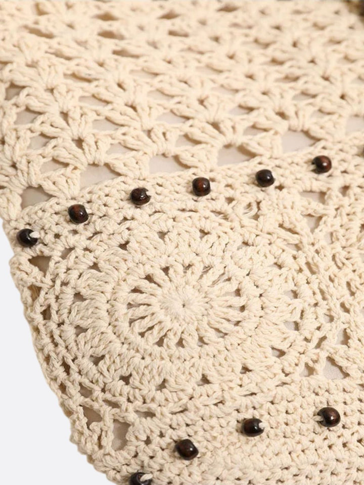 Bolso de hombro de crochet