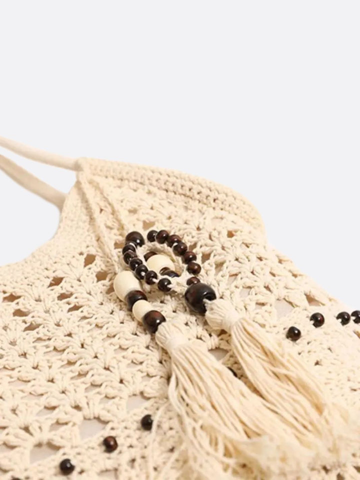 Bolso de hombro de crochet