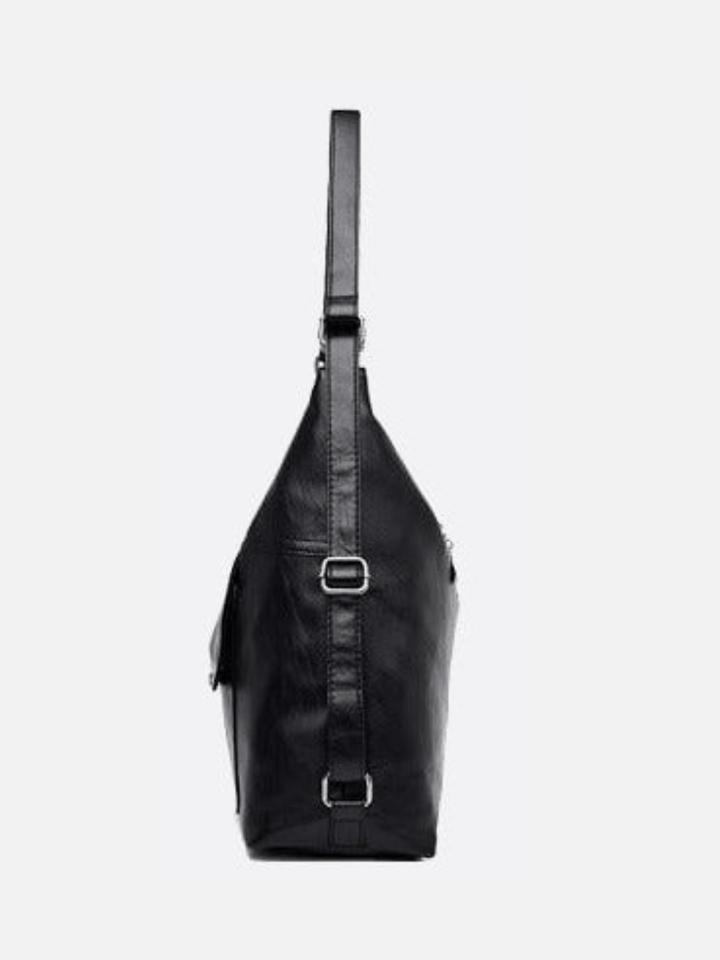 Bolso bandolera de piel convertible en mochila