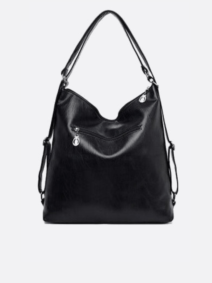 Bolso bandolera de piel transformable en mochila<br> Orvane