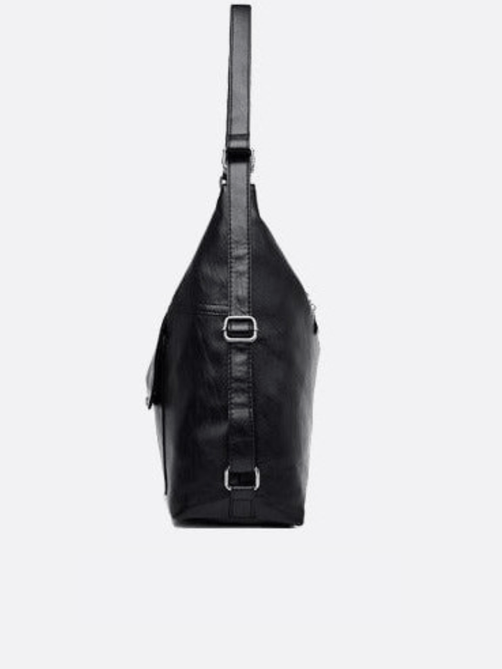 Bolso bandolera de piel transformable en mochila<br> Orvane