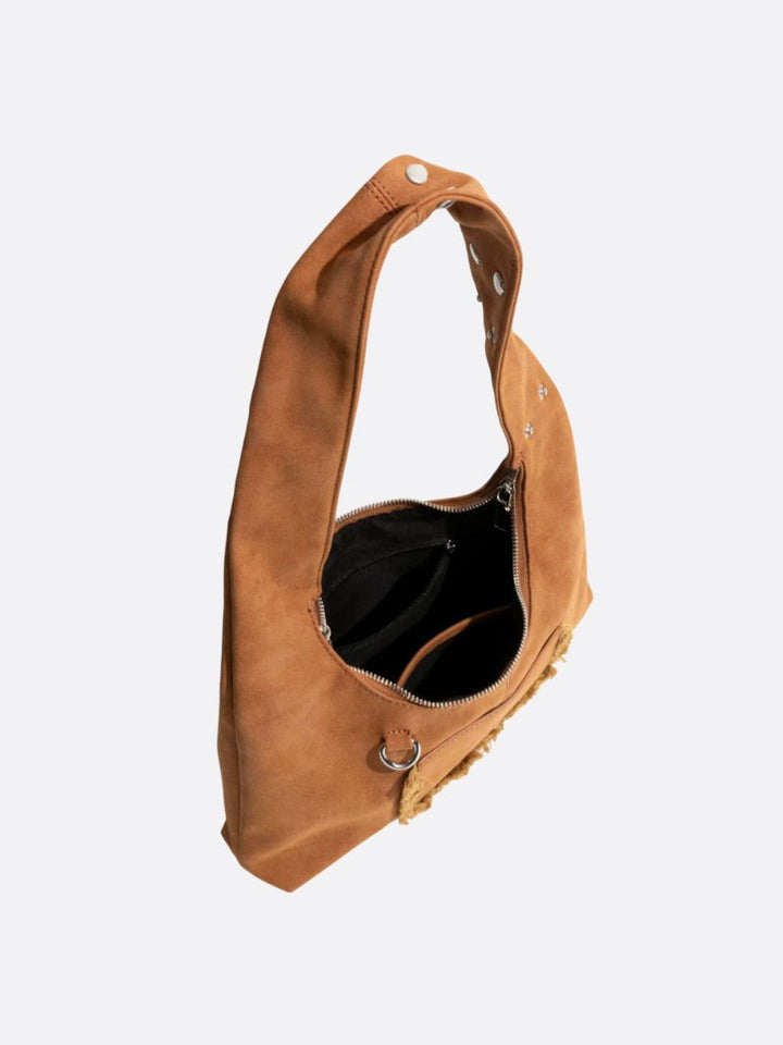 Bolso hobo de ante