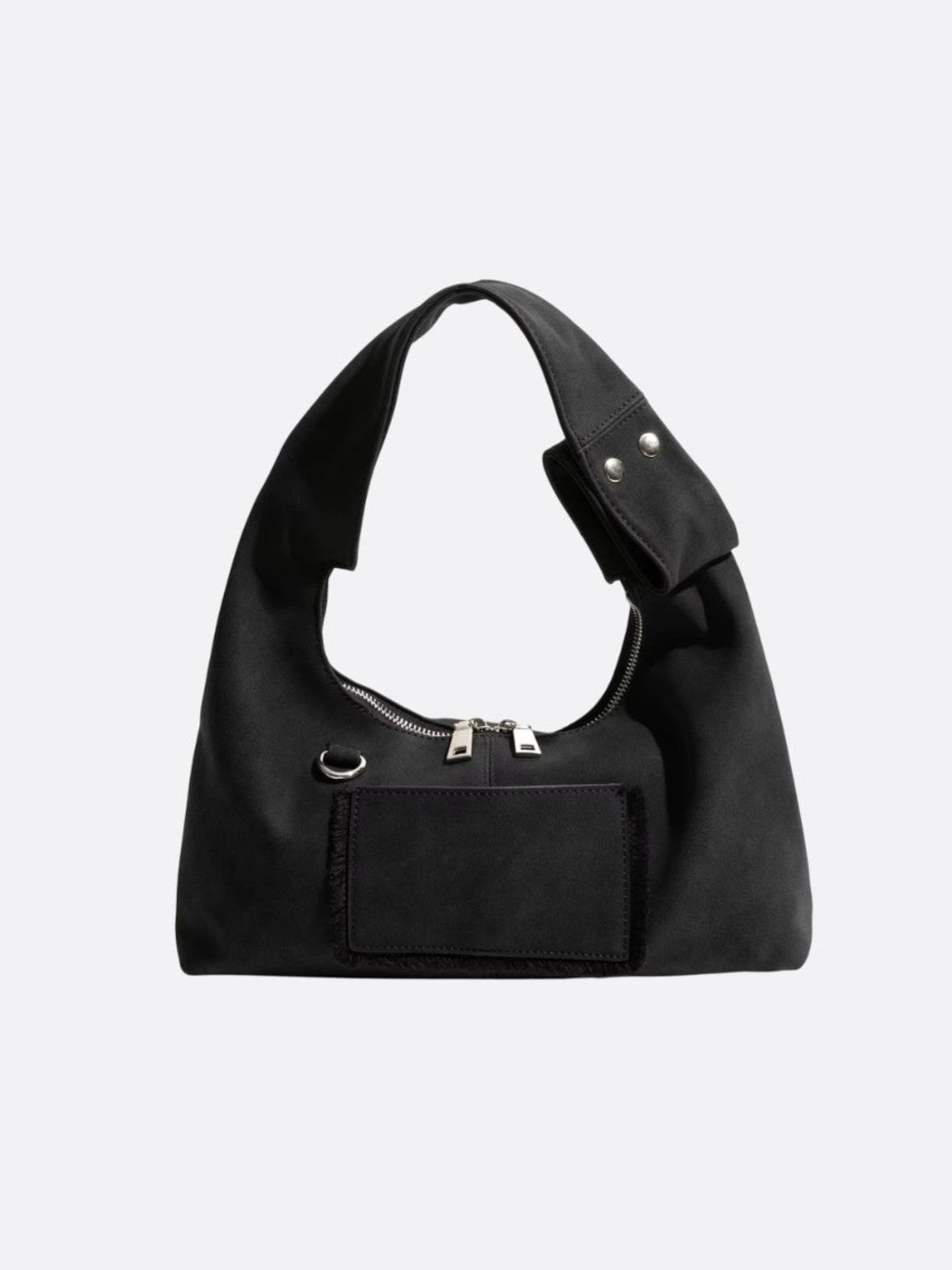 sac daim hobo noir