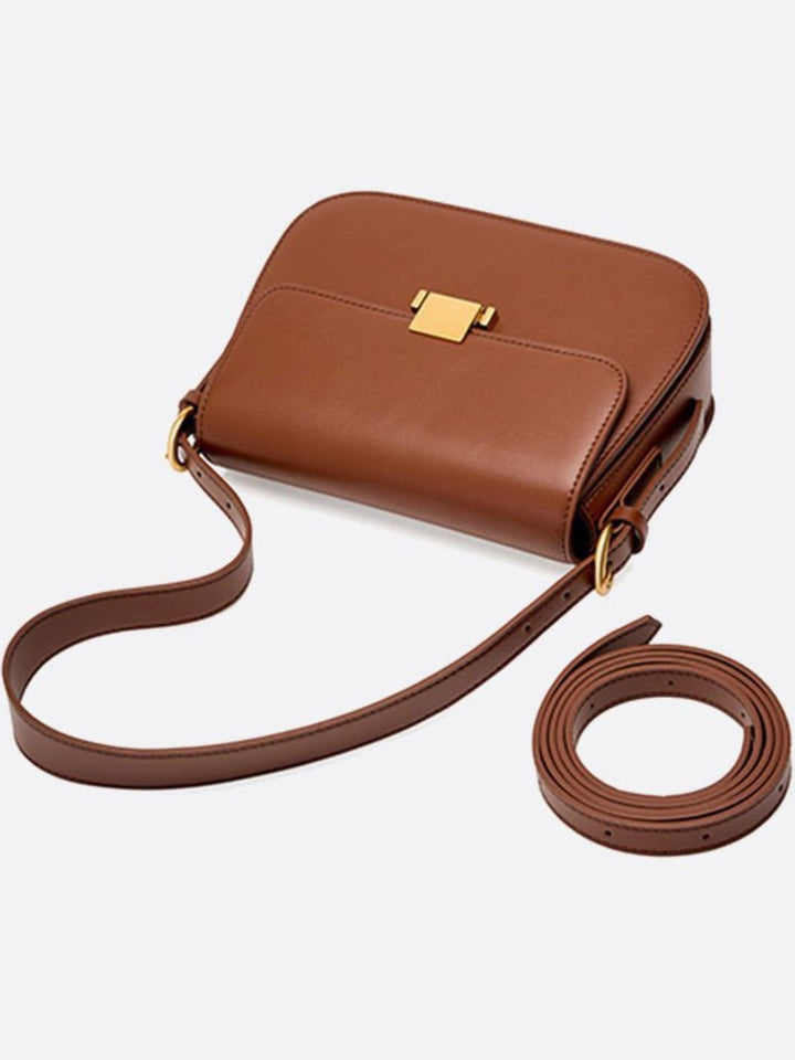 Bolso bandolera de piel