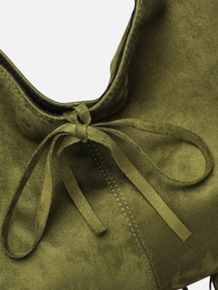 Bolso tote de ante