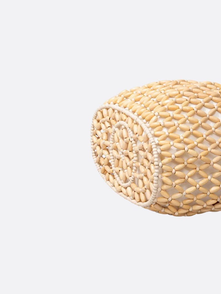 Bolso de mano con perlas