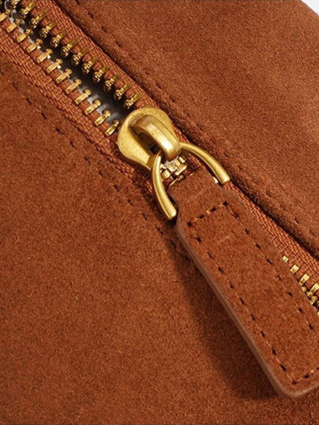 Bolso hobo de ante