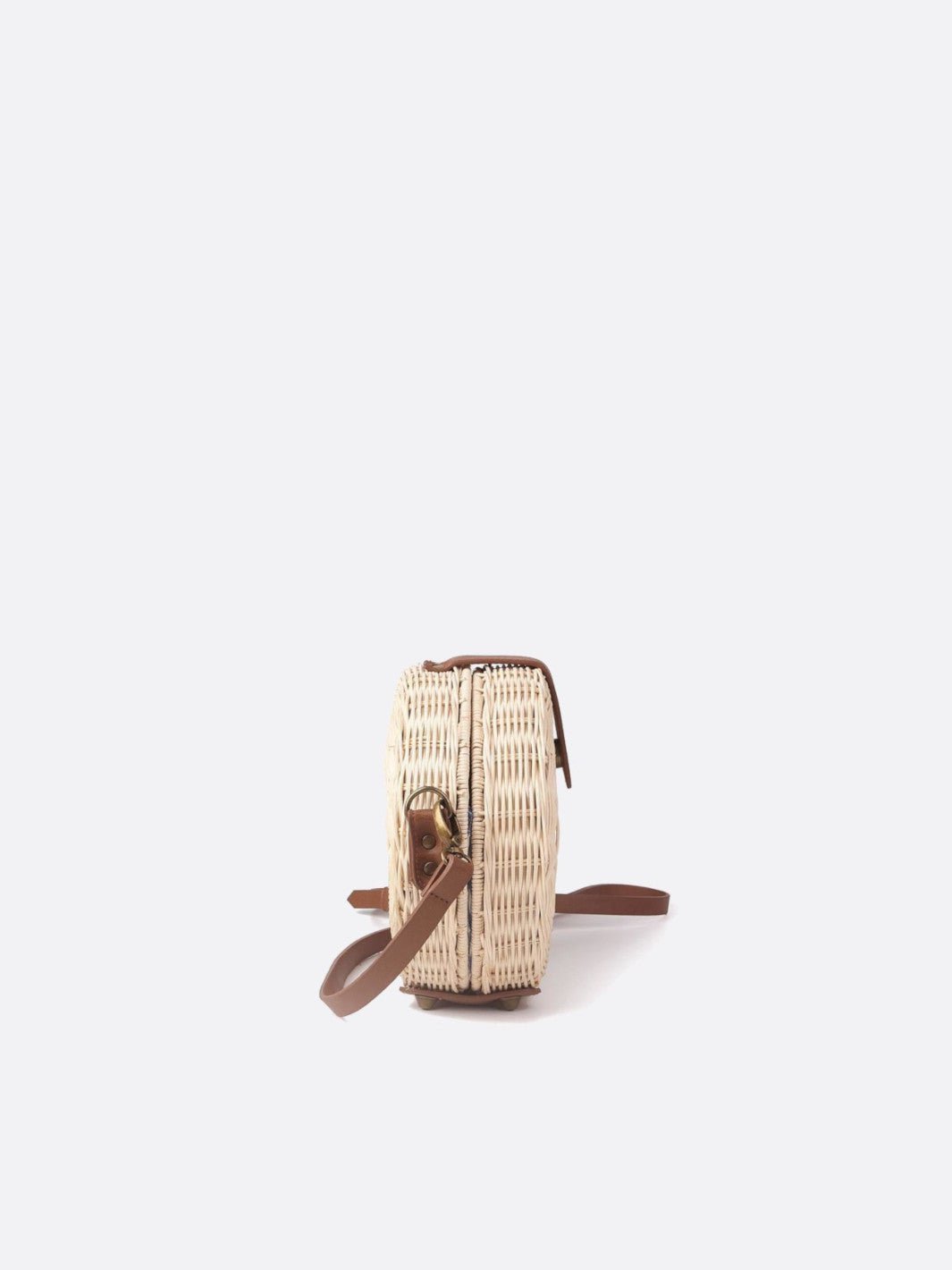 Bolso de hombro de ratán<br> Veyras