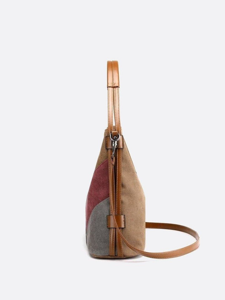 Bolso de lona multicolor